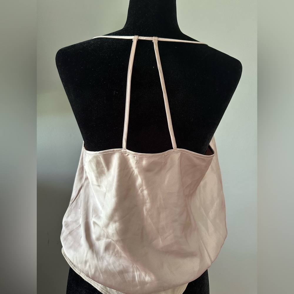 Pleione Tan Gold Cowl Neck Camisole - Picture 3 of 10